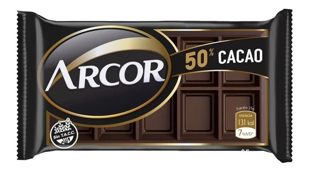 CHOCO 50% CACAO 25 G