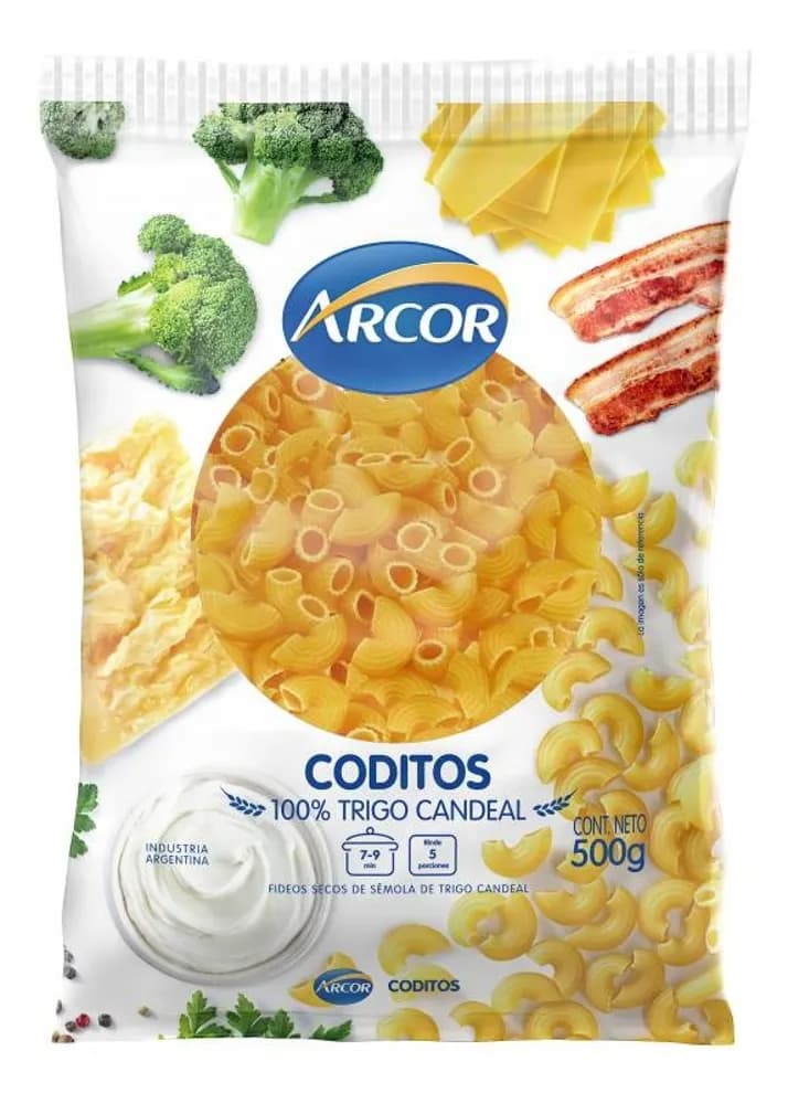 FIDEO ARCOR CODITOS 500 G