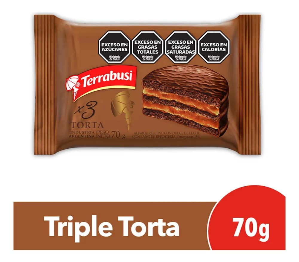 ALF TERRABUSI TORTA 70G X3