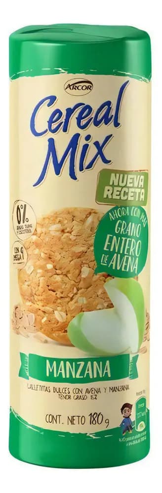 GALLE CEREAL MIX AVENA MANZANA 180 G