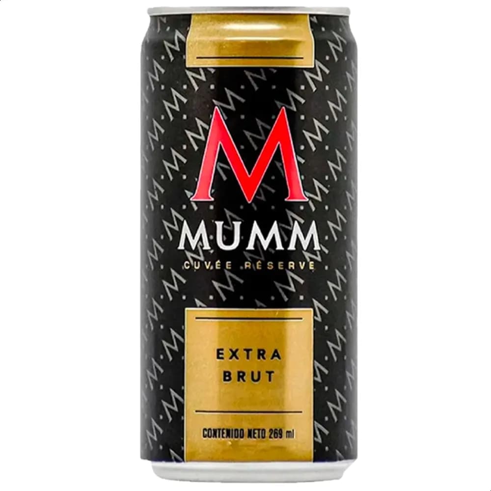 CHAMPAGNE MUMM EXTRA BRUT LATA 269 CC