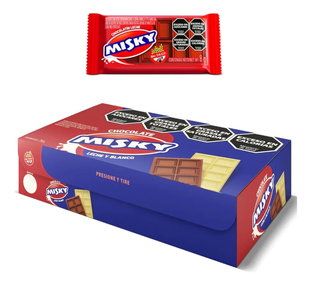 CHOCOLATIN NEGRO MISKY 160G