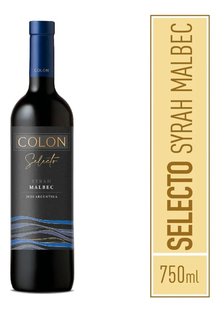 VINO COLON SELECTO SYRAH MALBEC 750 CC