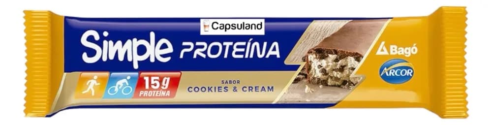 BARRA SIMPLE PROTEINA COOKIES 45 G
