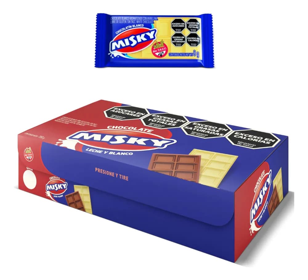 CHOCOLATIN MISKY BLANCO 160G