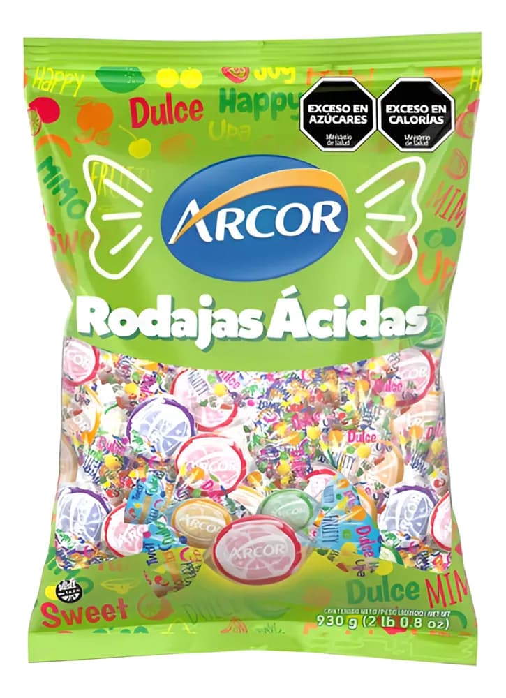 CARA ARCOR RODAJAS ACIDAS 930G