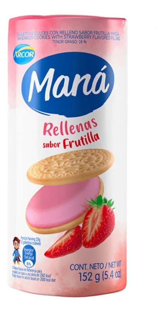 GALLE MANA RELLENAS FRUTILLA