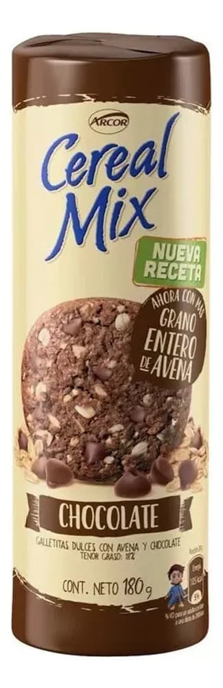 GALLE CEREAL MIX AVENA CHOCOLATE 180 G