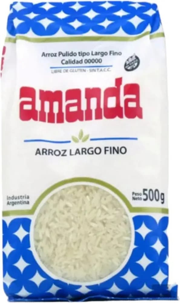 ARROZ AMANDA 500 G