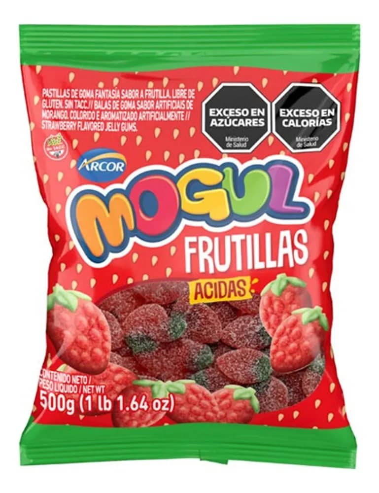 MOGUL FRUTILLAS ACIDAS 500G