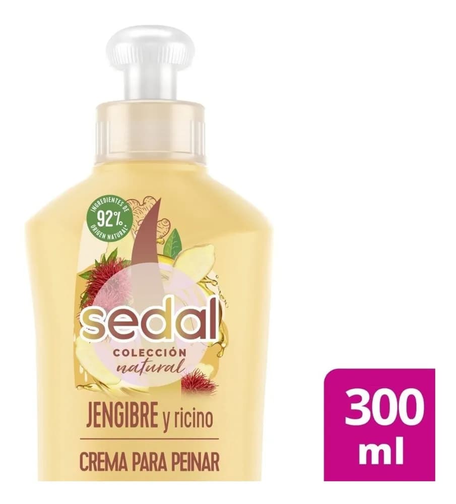 CREMA PARA PEINAR SEDAL JENGIBRE Y RICINO 300ML