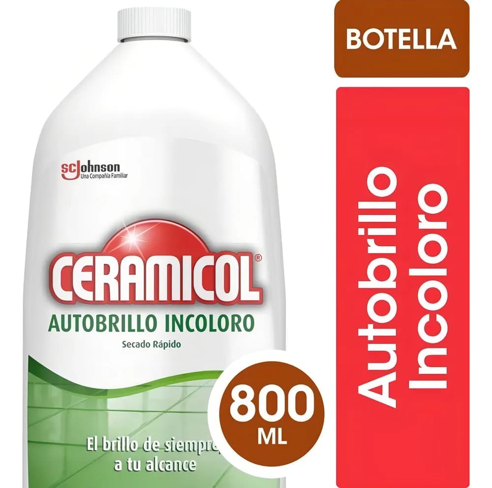 CERAMICOL BRILLO INCOLORO 800 CC