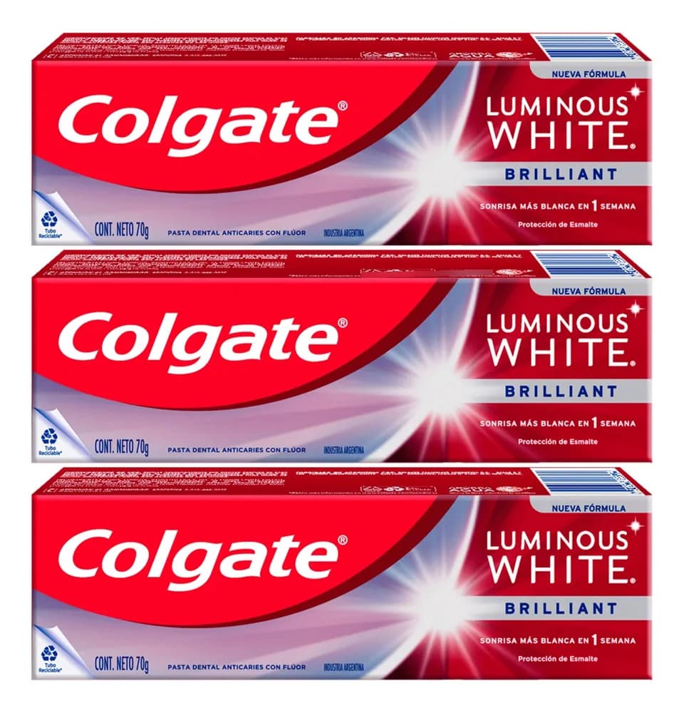 DENT COLGATE LUMINOUS WHITE 70 G