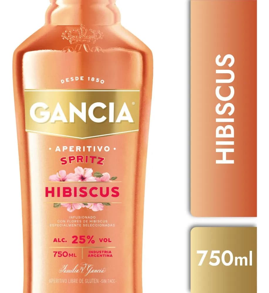 APERITIVO GANCIA HIBISCUS SPRITZ 750 CC