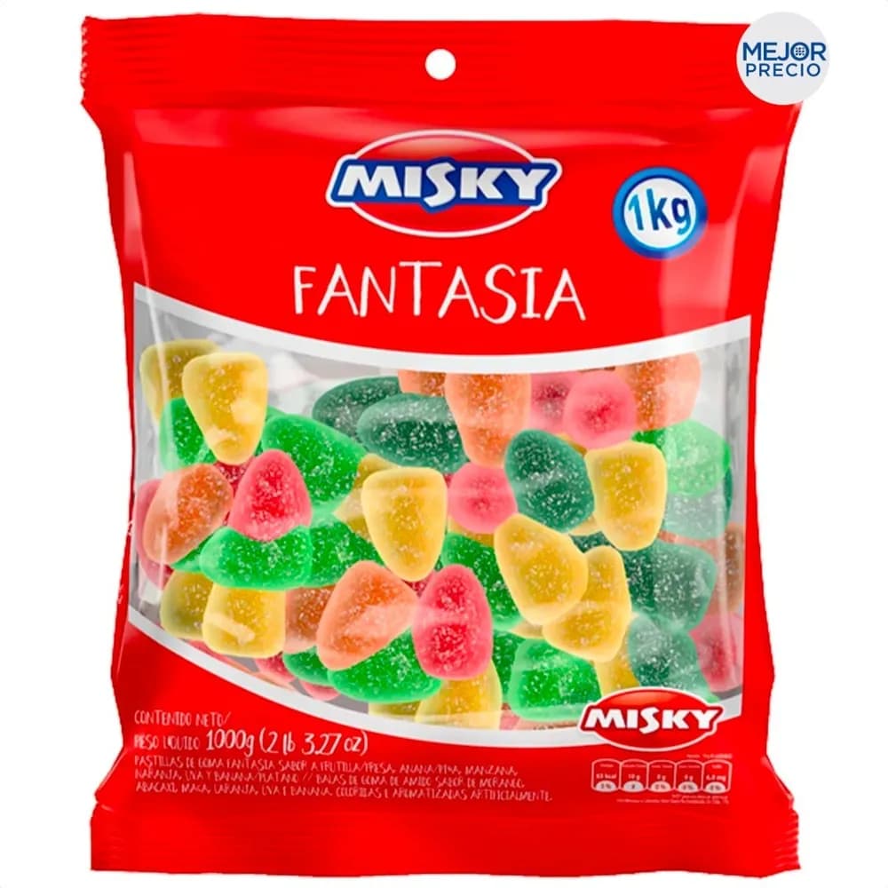 GOMITAS FANTASIA MISKY 1000G