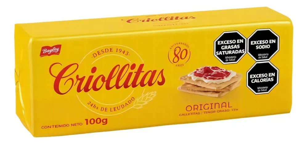 GALLE CRIOLLITAS BAGLEY 100G