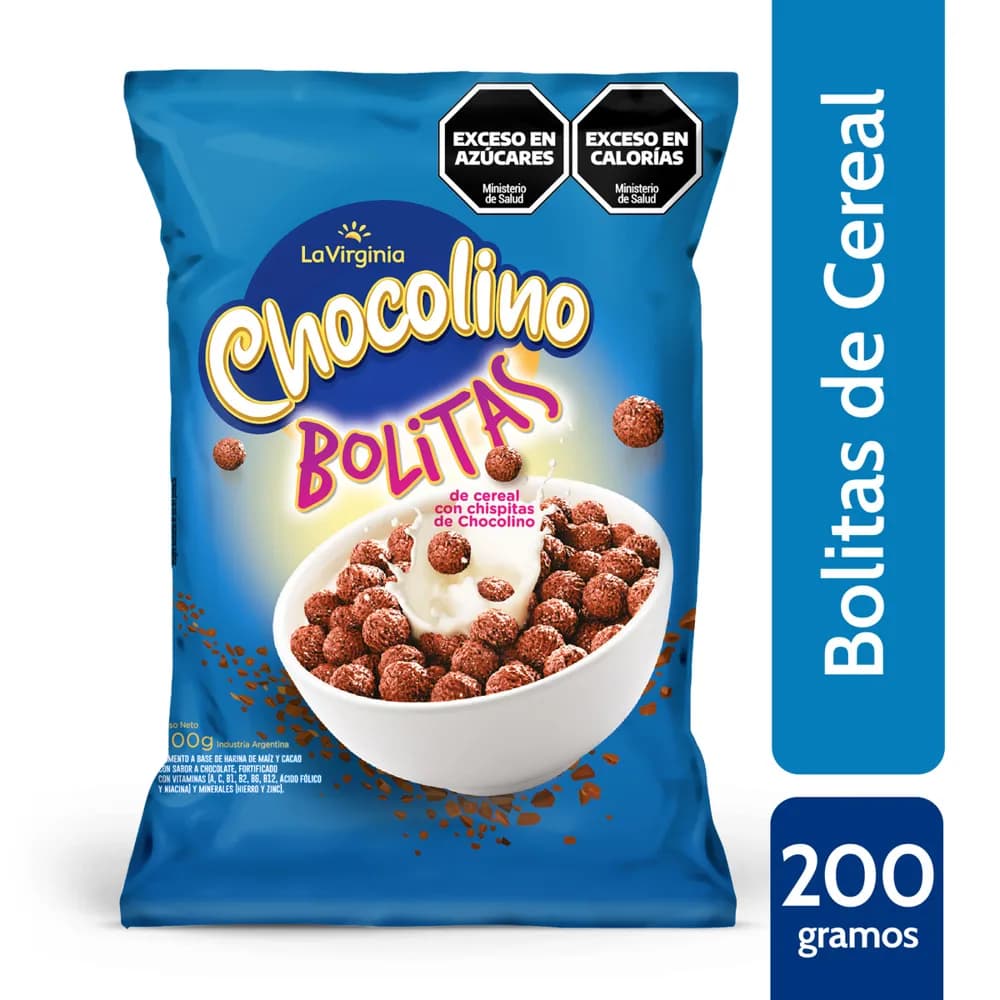CEREAL CHOCOLINO BOLITAS LA VIRGINIA 200G
