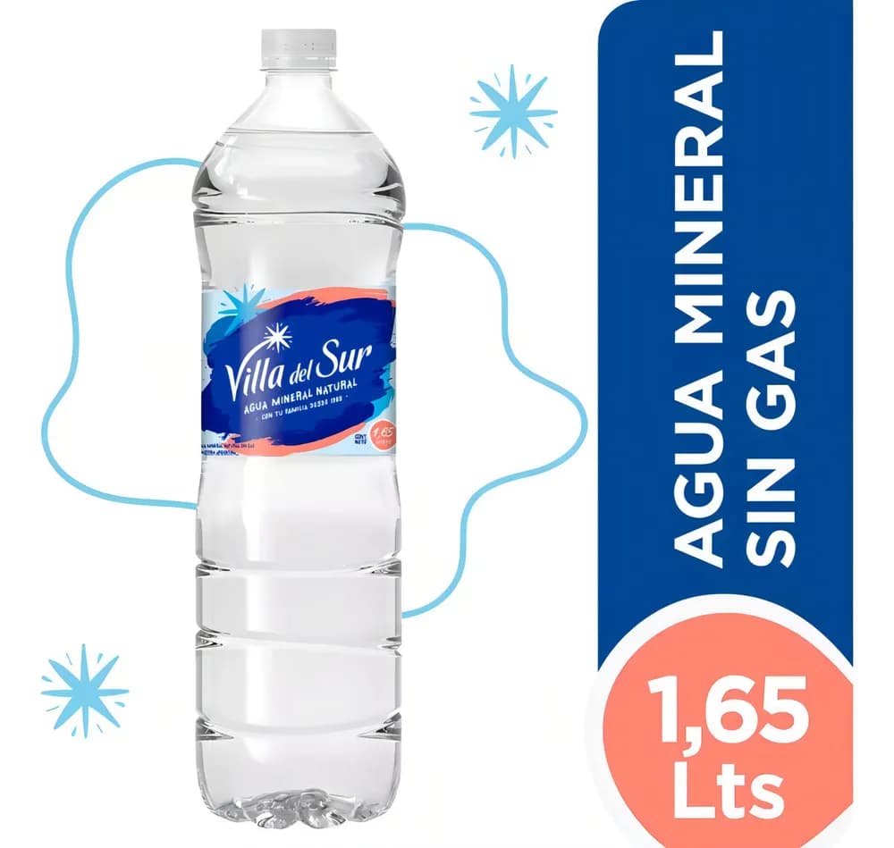 AGUA MINERAL VILLA DEL SUR 1.65CC