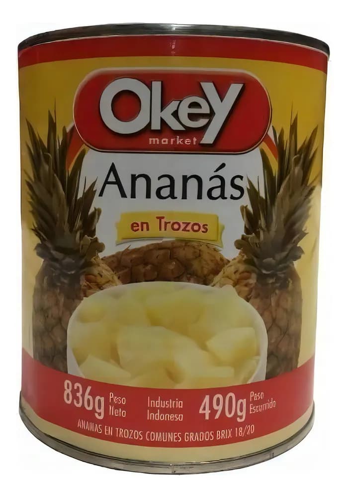 ANANAS OKEY EN TROZOS 490G