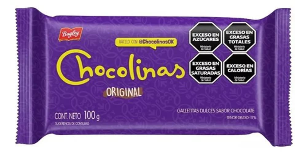 GALLE CHOCOLINAS ORIGINAL BAGLEY 100G