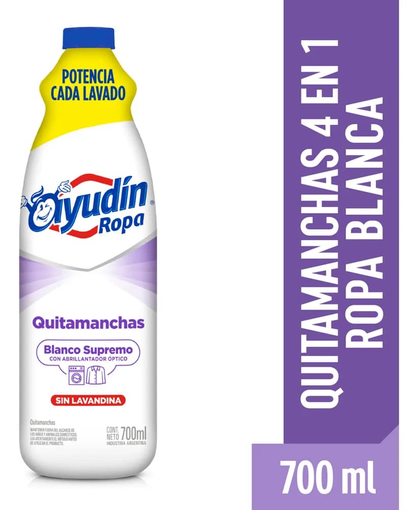 LAVAN AYUDIN ROPA QUITAMANCHAS BLANCO 700ML