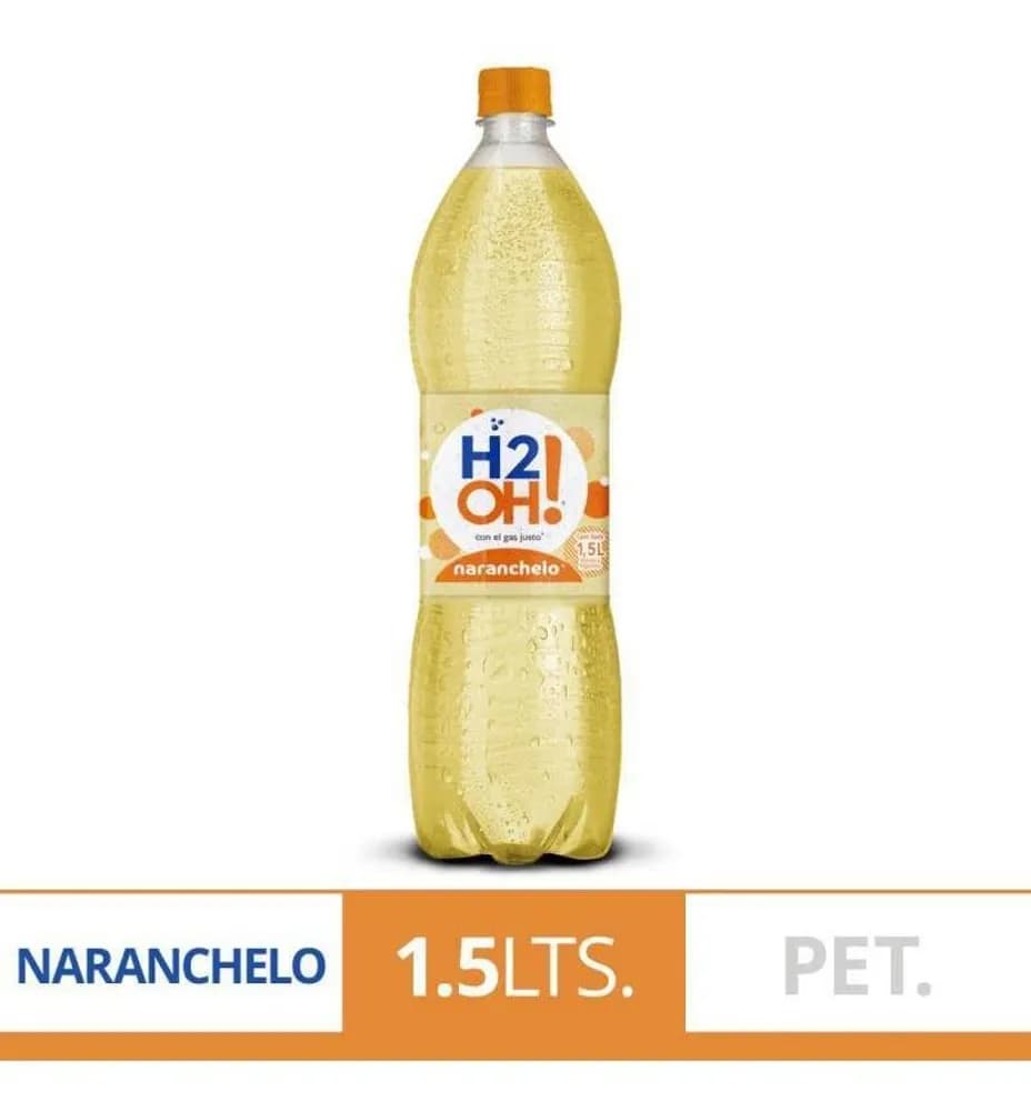 GASE H2OH NARANCHELO 1.5 L
