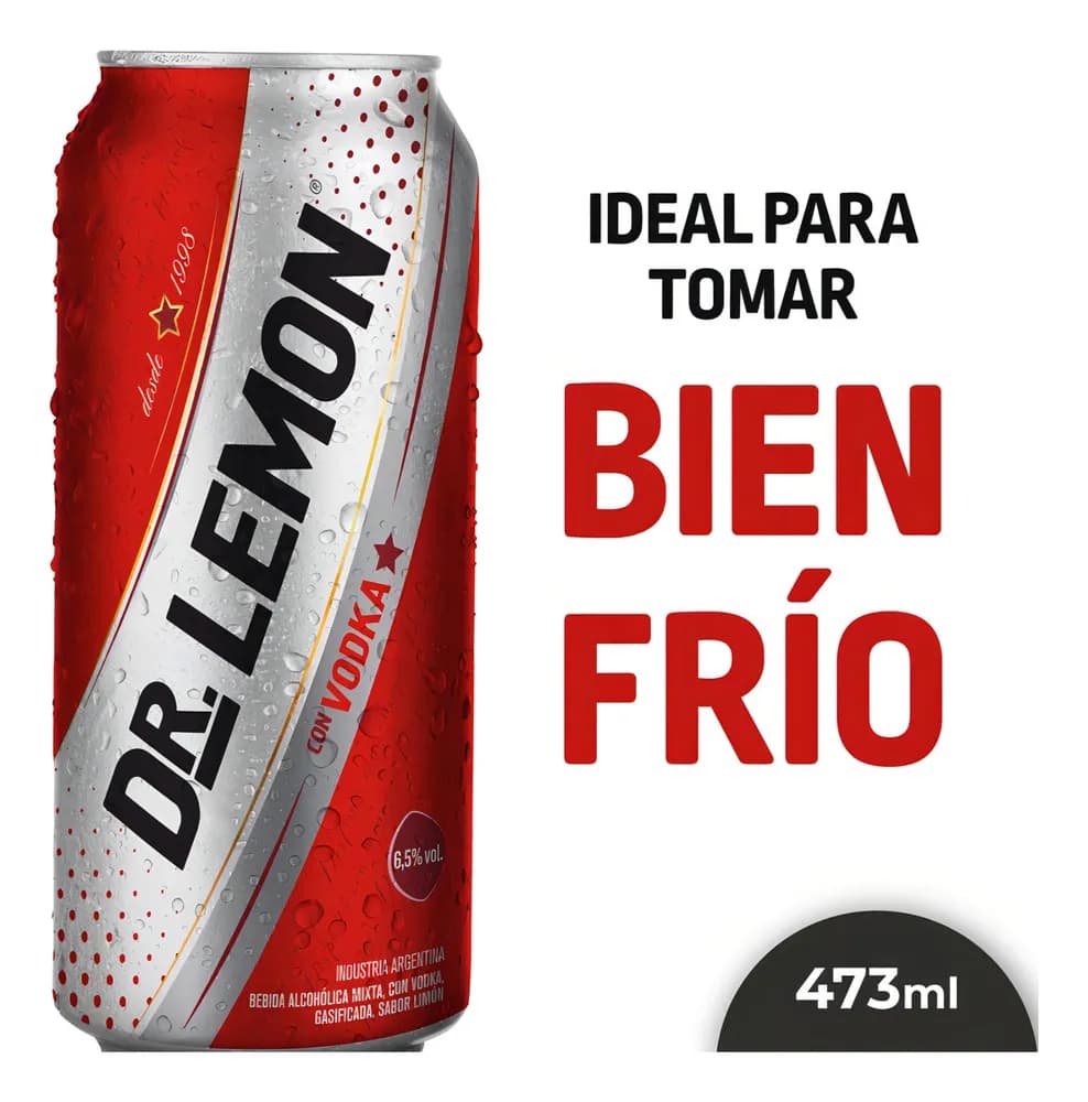 DR LEMON VODKA 473ML
