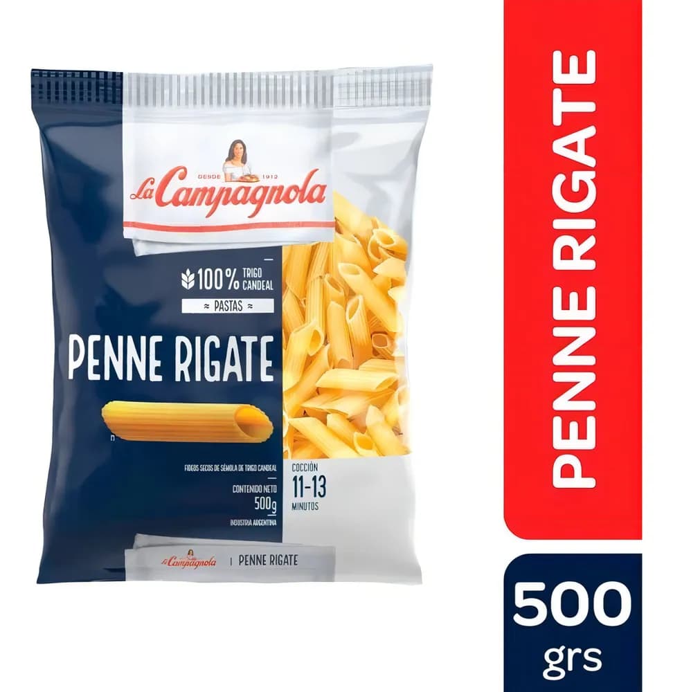 FIDEO LA CAMPAGNOLA PENNE RIGATE 500 G