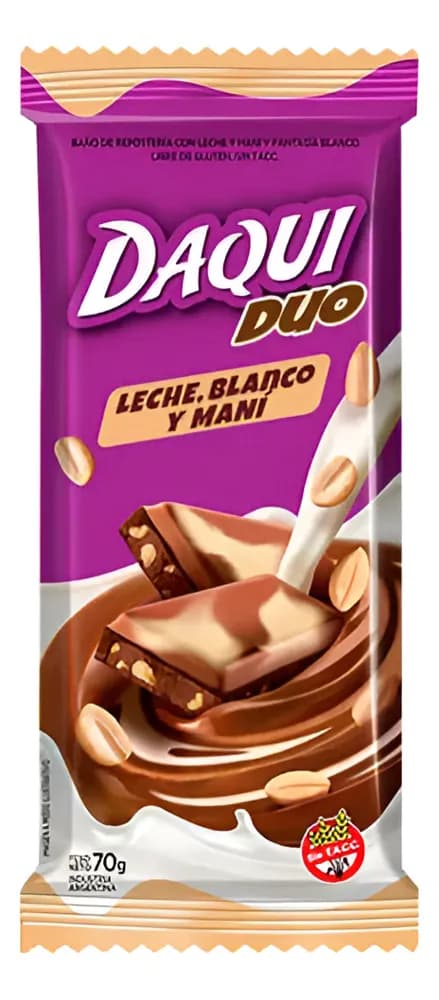 CHOCO DAQUI DUO TREGAR 70G