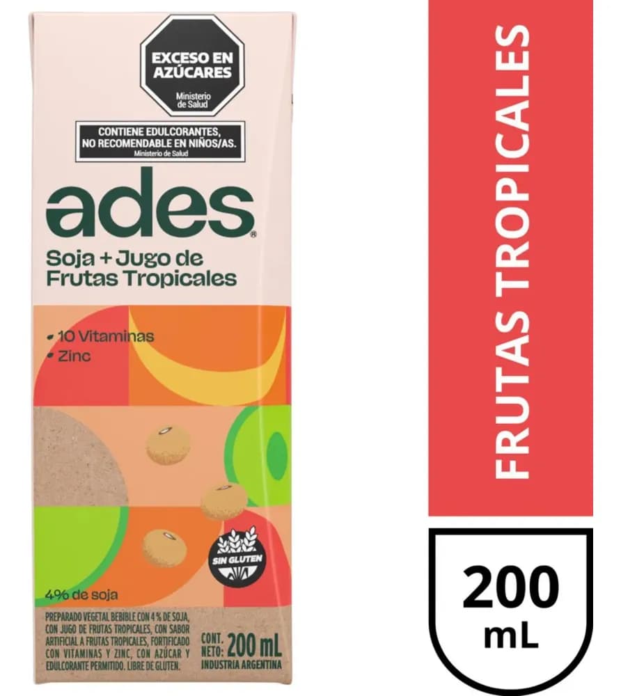 JUGO ADES FRUTAS TROPICALES 200 CC