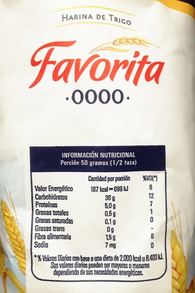 HARINA FAVORITA 0000 1 K