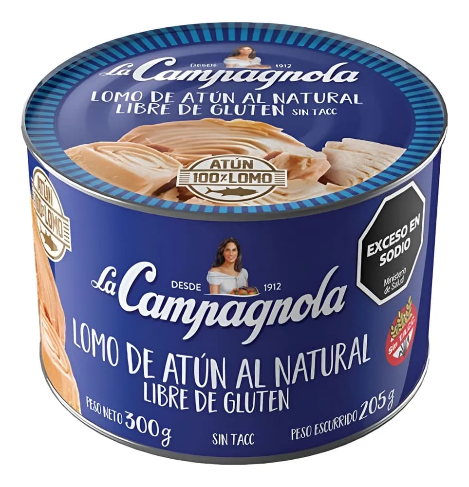 ATUN NATURAL LA CAMPAGNOLA 300G