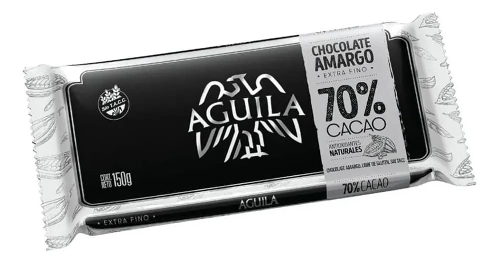 CHOCO AGUILA AMARGO 70% CACAO 150G