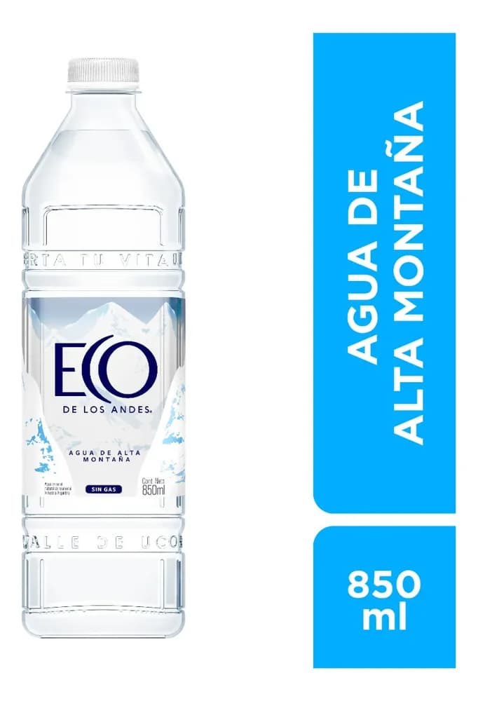 AGUA ECO DE LOS ANDES 850 CC