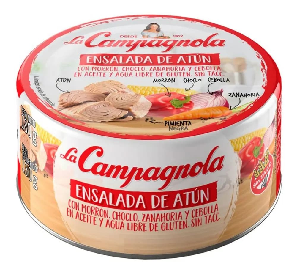 ENSALADA DE ATUN LA CAMPAGNOLA 180G