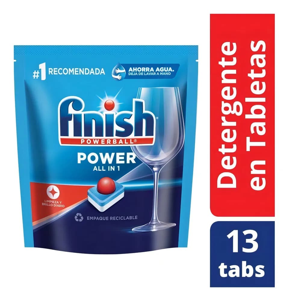 DETER EN TABLAS FINISH 13 TABLETAS