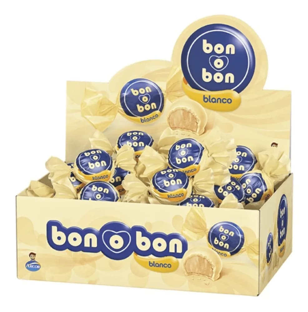 CAJA BON O BON BLANCO ARCOR 30U 450G