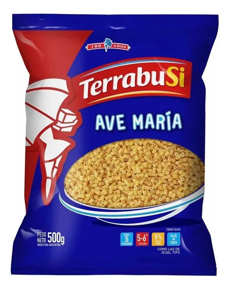 FIDEOS TERRABUSI AVE MARIA 500G