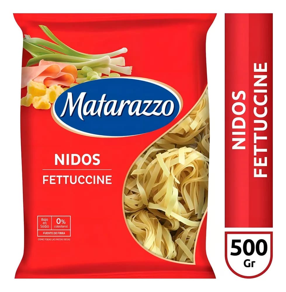 FIDEO MATARAZZO NIDOS FETTUCCINE 500 G