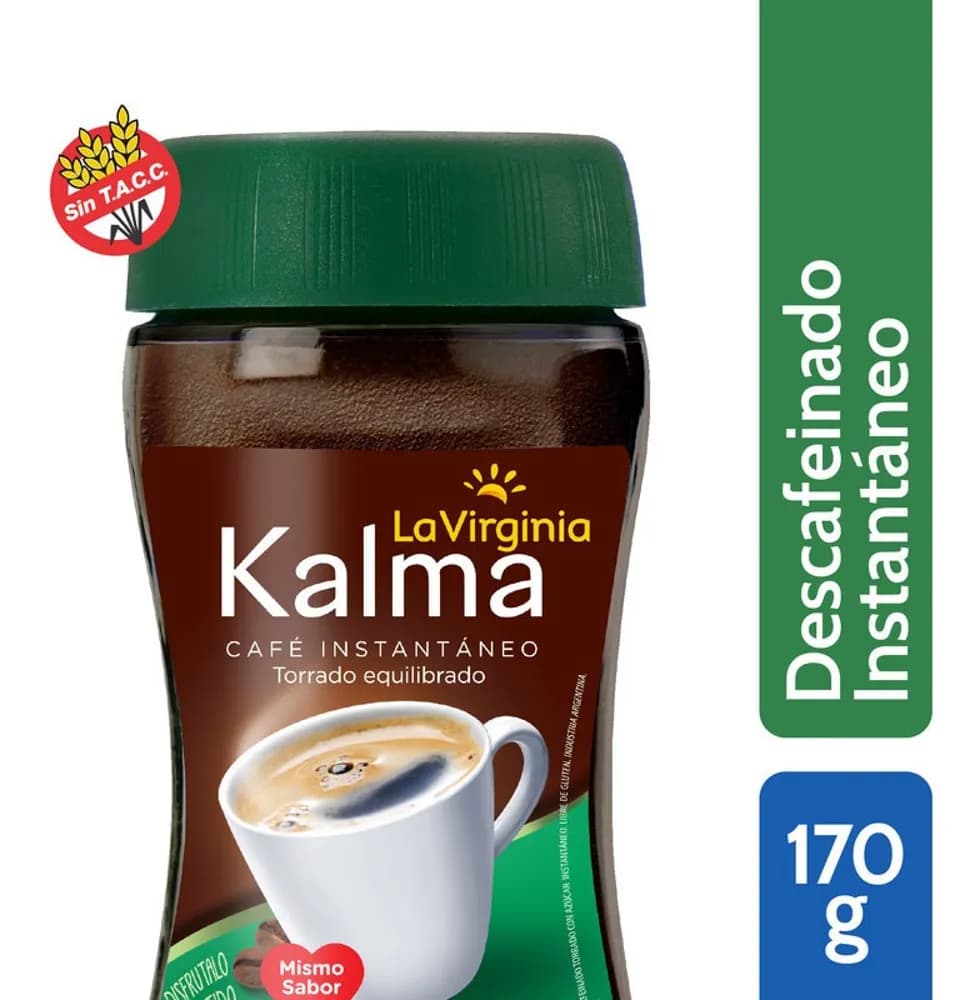 CAFE LA VIRGINIA KALMA DESCAFEINADO 170G