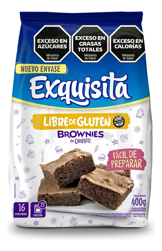 BROWNIE EXQUISITA CHOCOLATE 400G