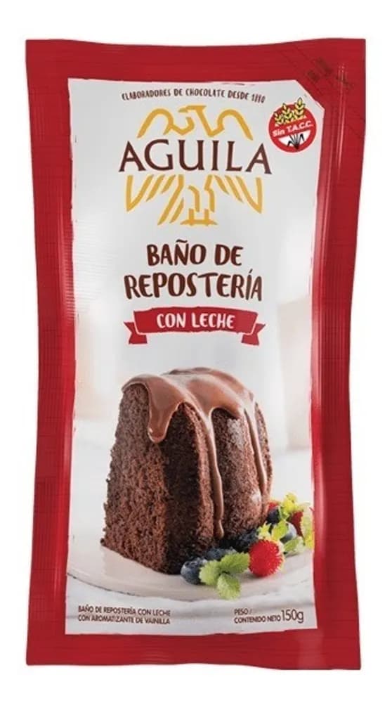 BANO DE REPOSTERIA CON LECHE AGUILA 150G