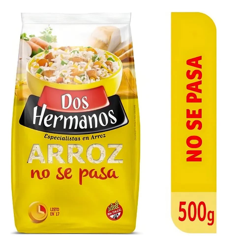 ARROZ DOS HERMANOS NO SE PASA 500G
