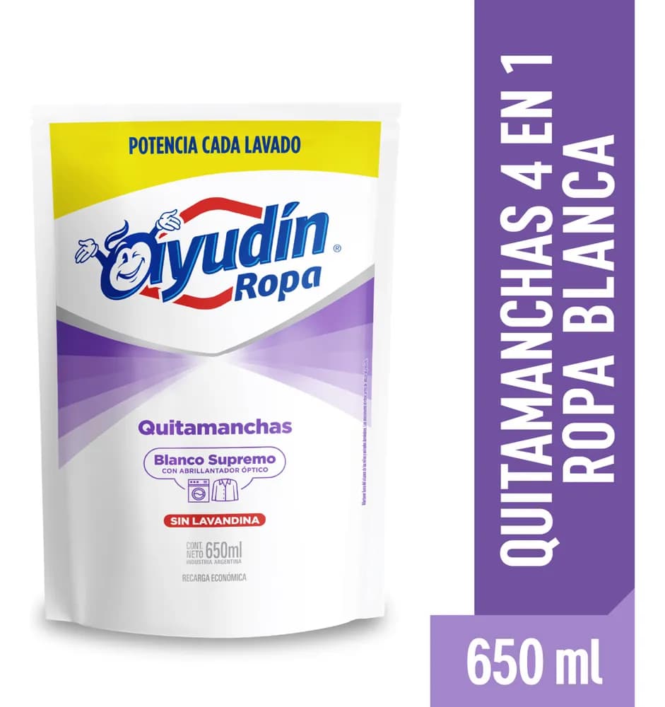 LAVAN AYUDIN ROPA QUITAMANCHAS BLANCO 650ML