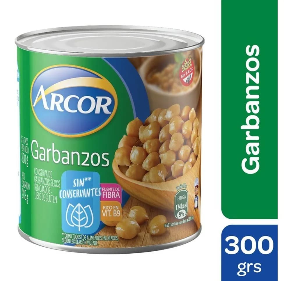 GARBANZOS ARCOR 230G