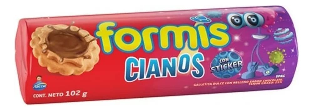 GALLE FORMIS CIANOS CHOCOLATE 102G