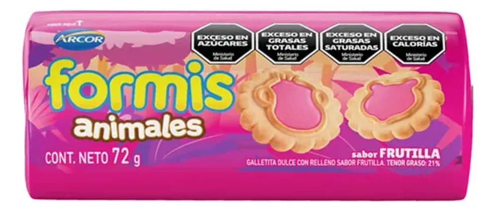 GALLE FORMIS ANIMALES SABOR FRUTILLA 72G