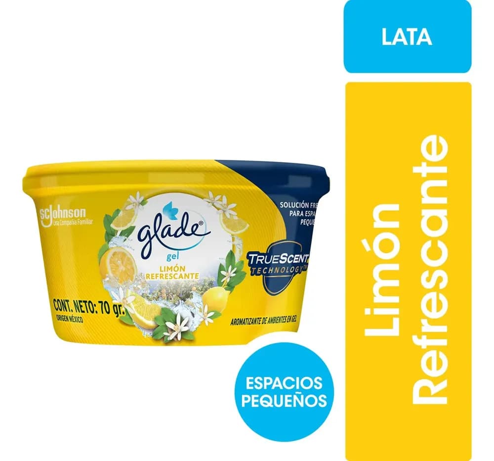GEL AROMATIZANTE GLADE LIMON REFRESCANTE