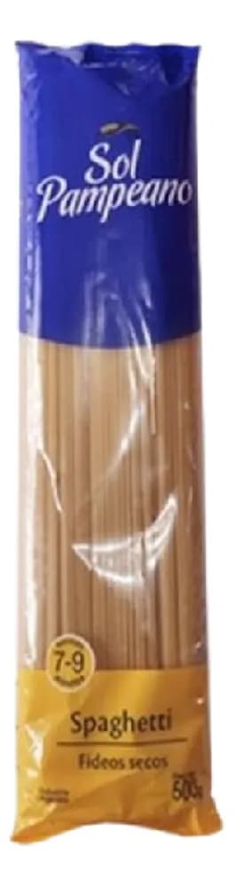 FIDEOS SOL PAMPEANO SPAGHETTI 500G
