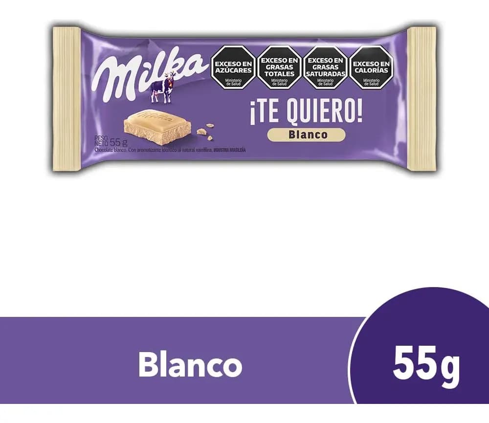 CHOCO BLANCO MILKA 55G